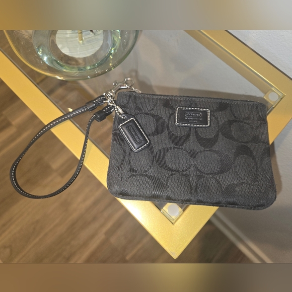 Coach Handbags - Coach Black Wristlet